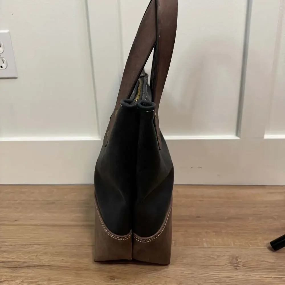 Gorgeous Handmade Leather Tote Shoulder Bag, one of a kind. - Picture 6 of 10